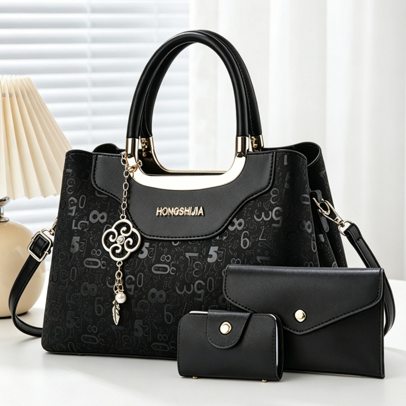 Luxury Bags - 3-piece Fashion Women's Handbag Set, Light