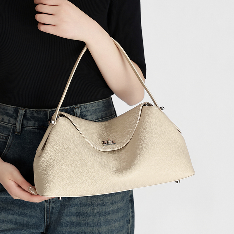 Luxury Bags Storage - Women's High-Quality Cowhide Large Capacity Casual
