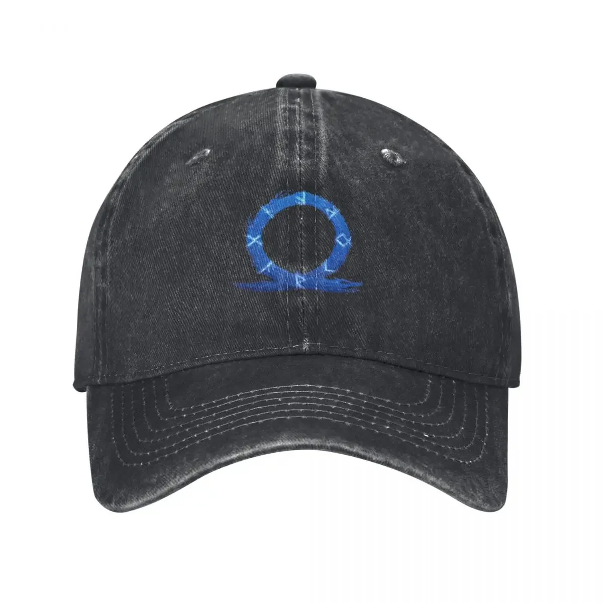 God of War Logo Ice blue Baseb - огляд і ціна Luxury Bags Blue
