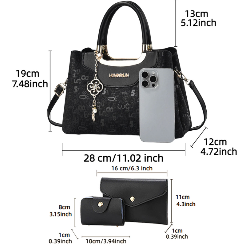 3-piece Fashion Women's Handba - огляд і ціна Luxury Bags
