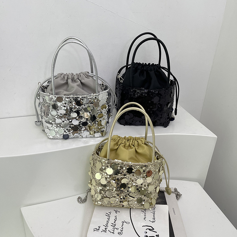 Light Luxury Sequins Bucket Ha - огляд і ціна Luxury Bags News