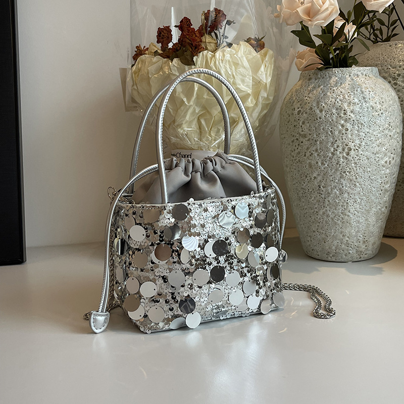 Light Luxury Sequins Bucket Ha - огляд і ціна Luxury Bags News