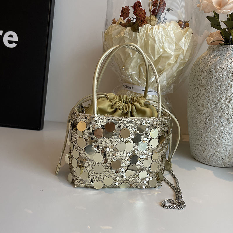 Light Luxury Sequins Bucket Ha - огляд і ціна Luxury Bags News