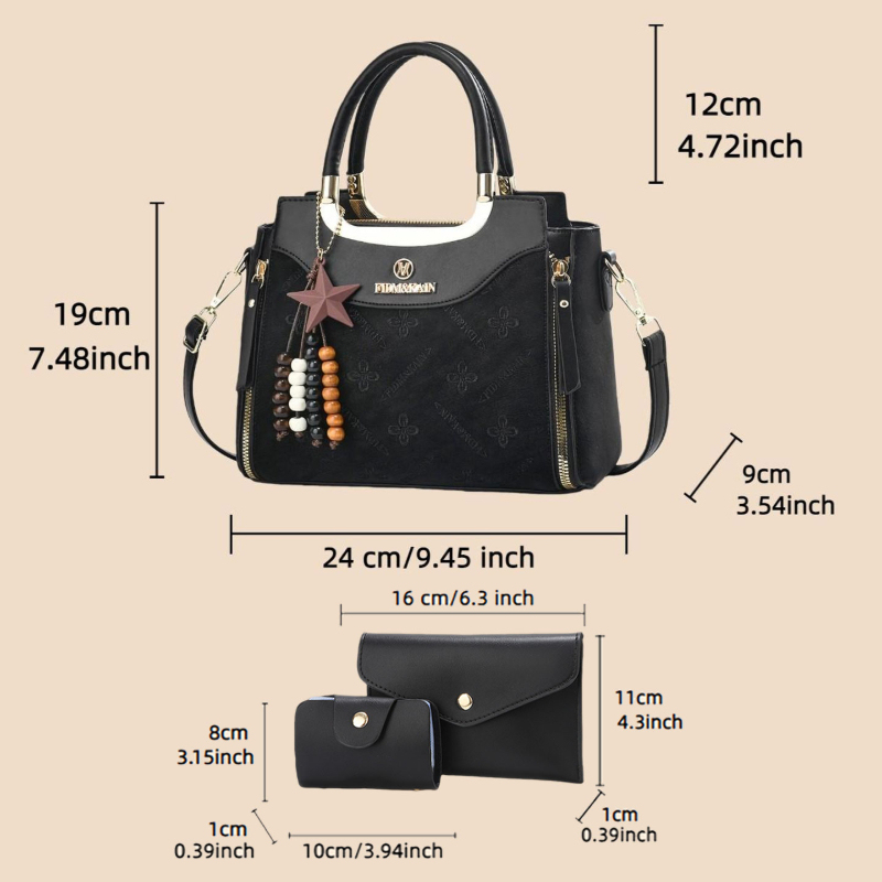 Stylish women's handbag, solid - огляд і ціна Luxury Bags