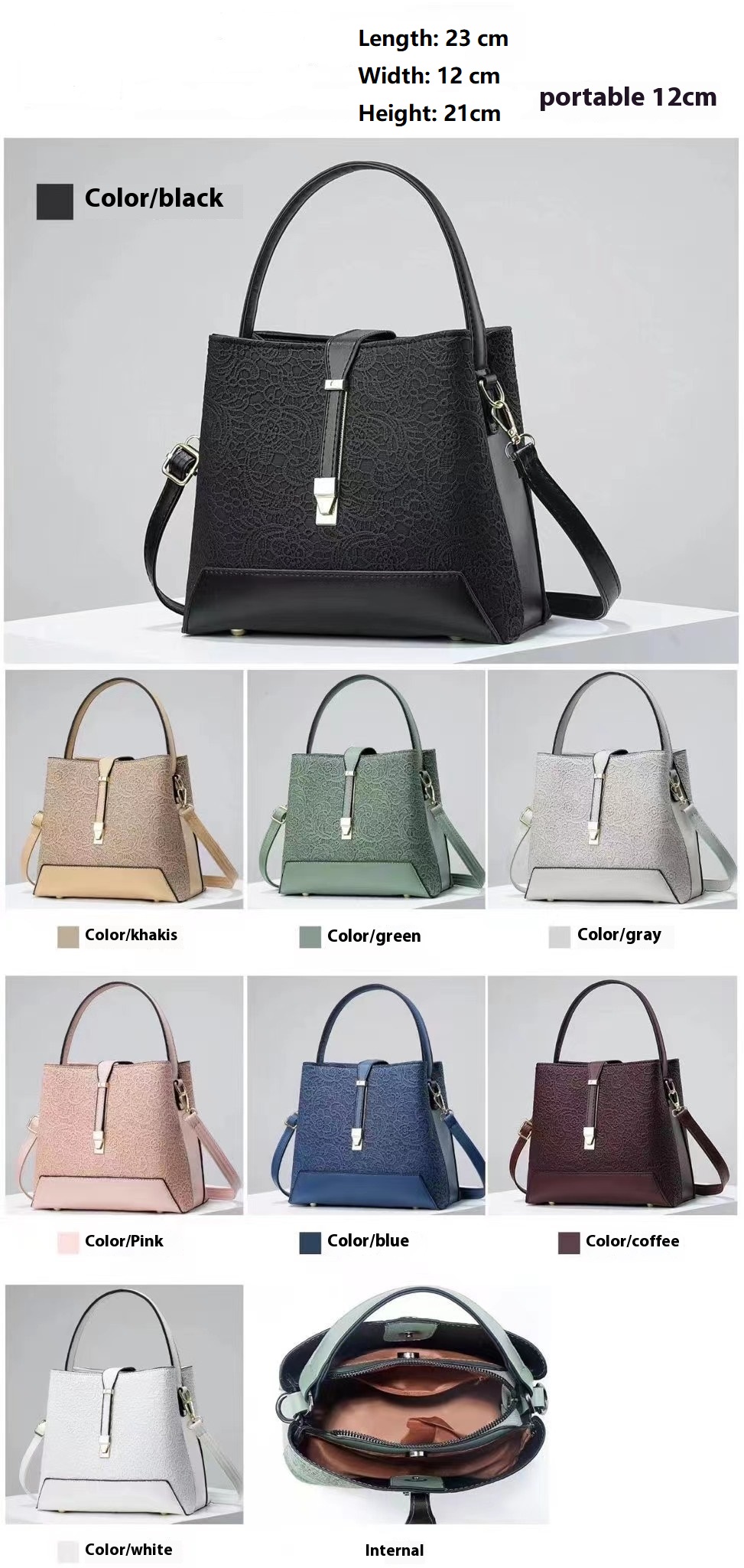 New Luxury Tote Bag Leather Cl - огляд і ціна Luxury Bags Big