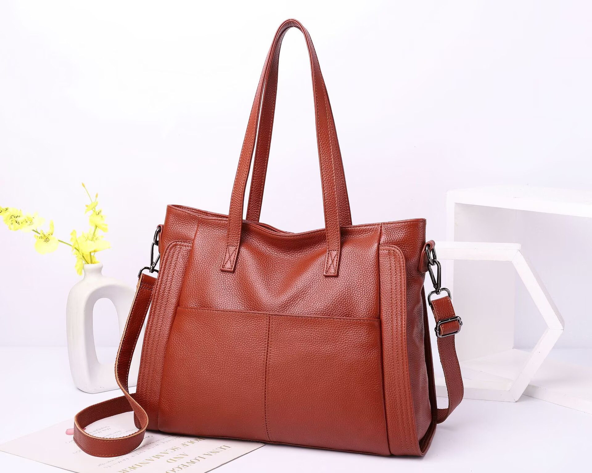 Big Capacity Handbags,Real Lea - огляд і ціна Luxury Bags Big