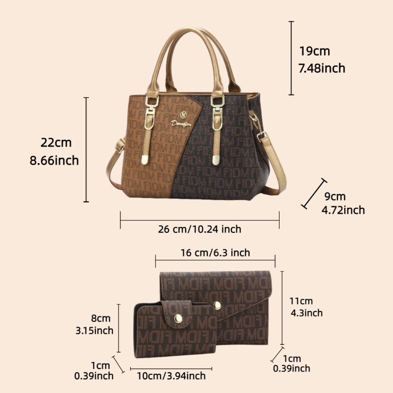 3-piece women's bag set, luxur - огляд і ціна Luxury Bags & Leather Repair Of Atlanta Reviews