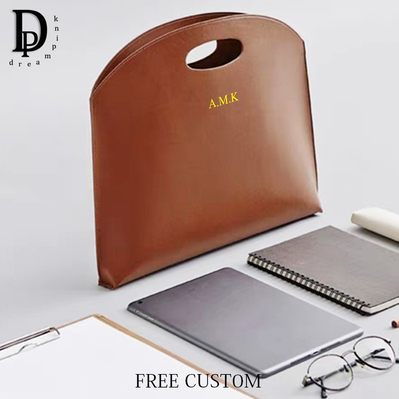 Luxury Design Custom Initials  - огляд і ціна Briefcase Leather Slim