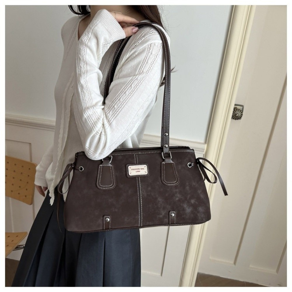Minimalist Faux Leather Tote B - огляд і ціна Structured Handbag Top Handle