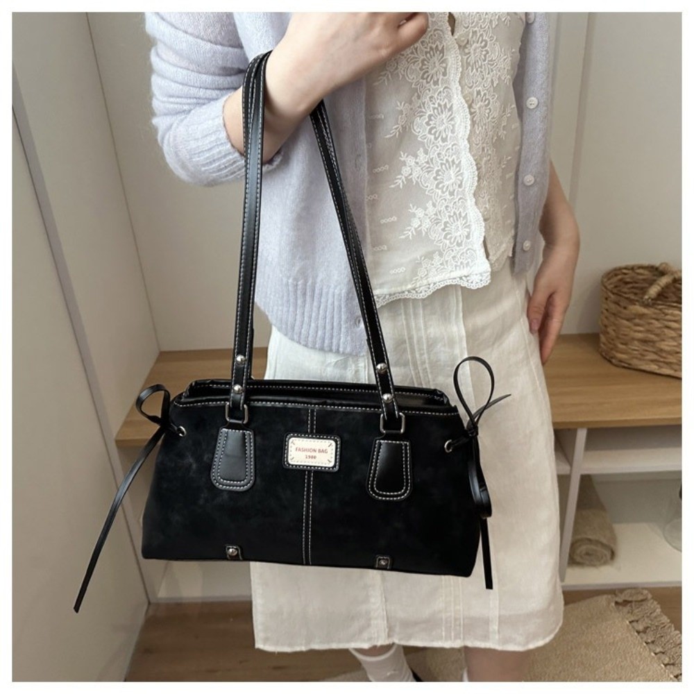 Minimalist Faux Leather Tote B - огляд і ціна Structured Handbag Top Handle