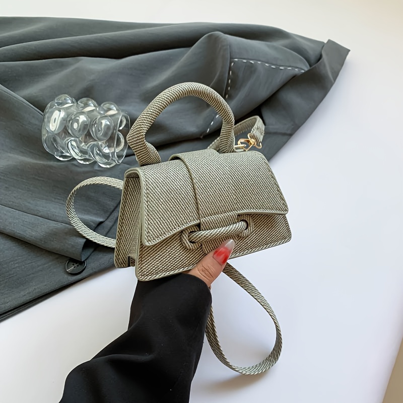 Women's Fashion Woven Mini Han - огляд і ціна Structured Handbag Top Handle