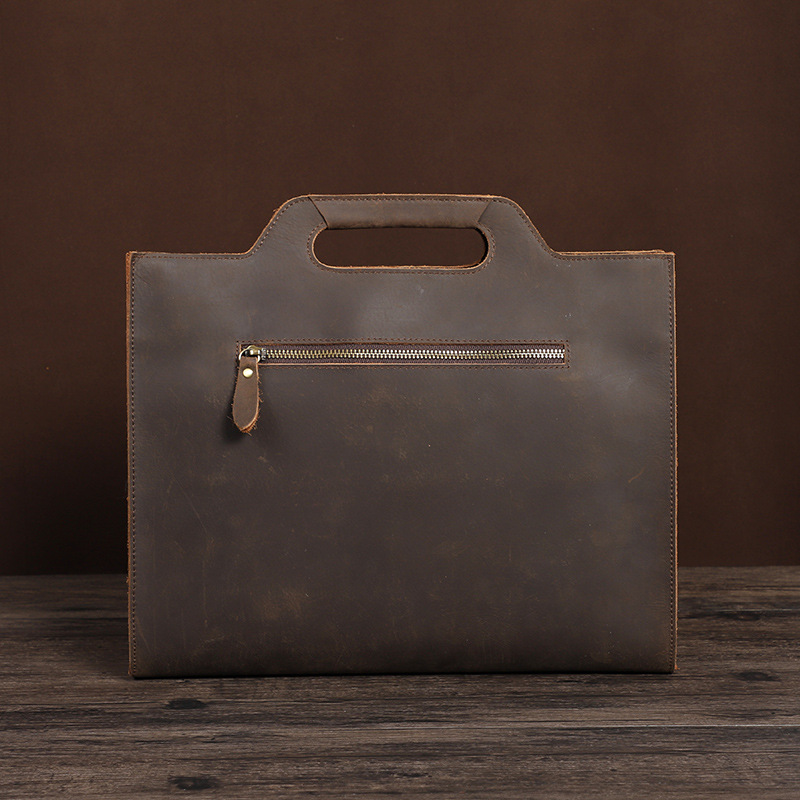 Newsbirds Thick Leather Black  - огляд і ціна Briefcase Leather Slim