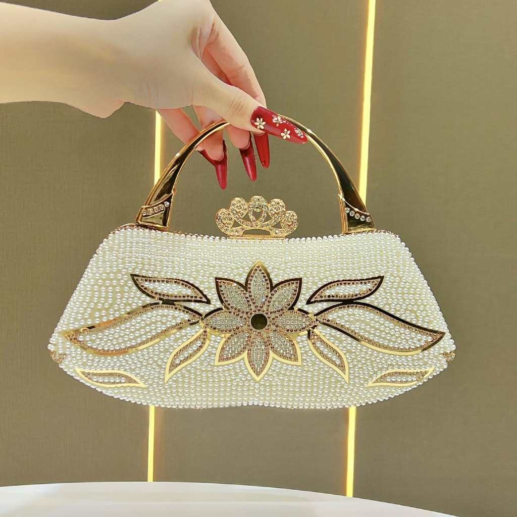 Top Handle Bag Floral Wedding  - огляд і ціна Structured Handbag Top Handle