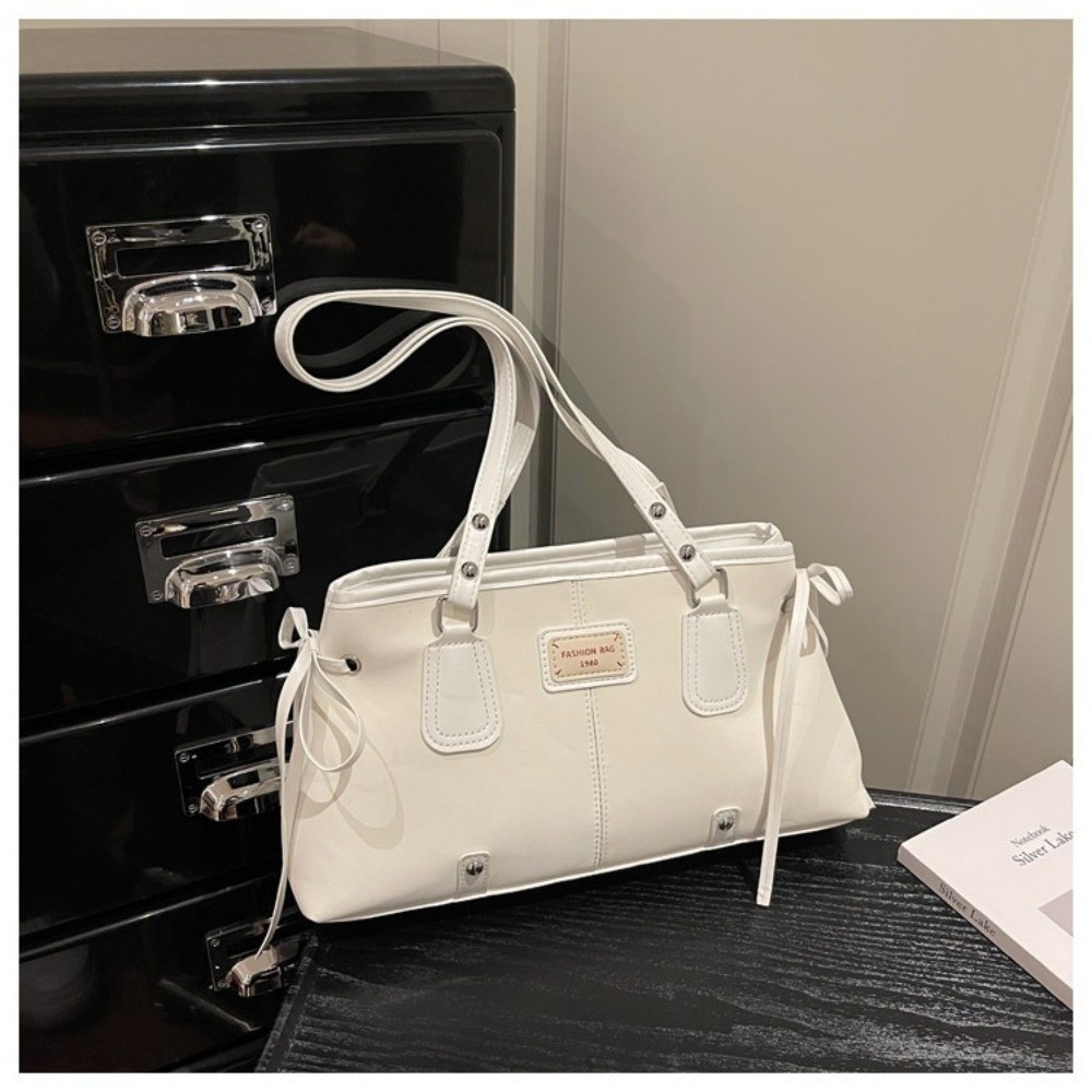 Minimalist Faux Leather Tote B - огляд і ціна Structured Handbag Top Handle