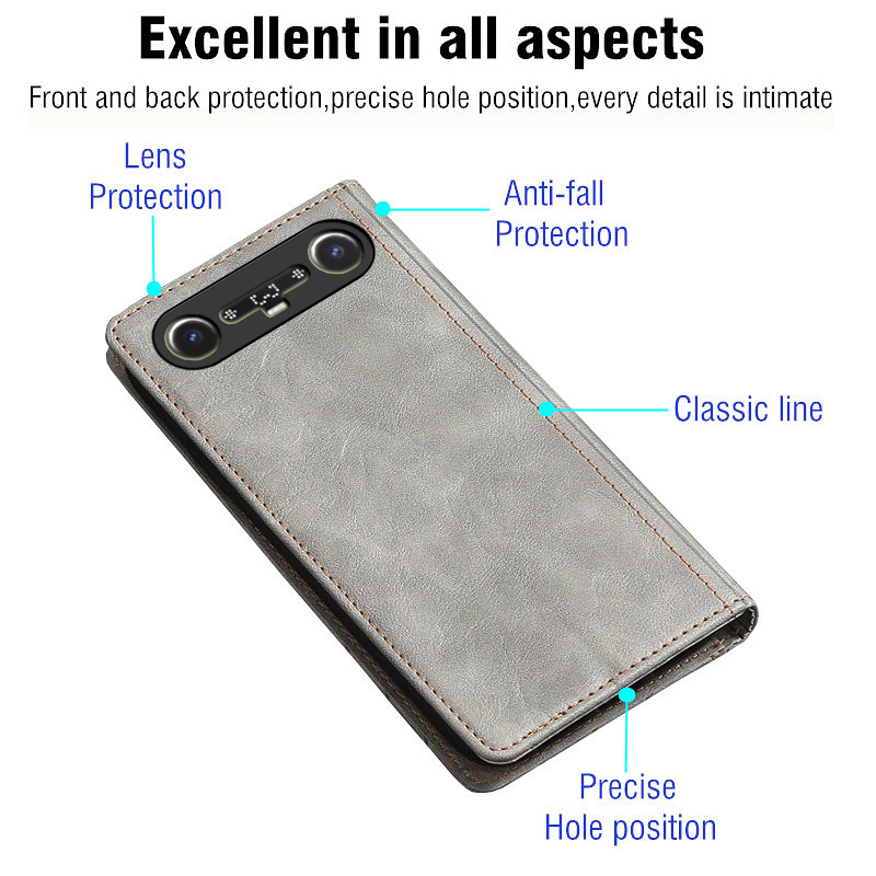 Flip Leather Case For Tecno Ca - огляд і ціна Briefcase Leather Slim