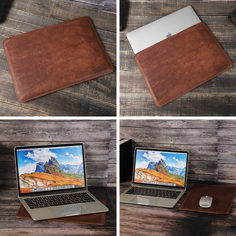 2026 Crazy Horse Leather Lapto - огляд і ціна Briefcase Leather Slim