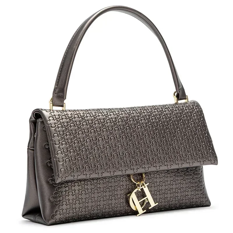 Elegant Handbag Monogram Embos - огляд і ціна Structured Handbag Top Handle