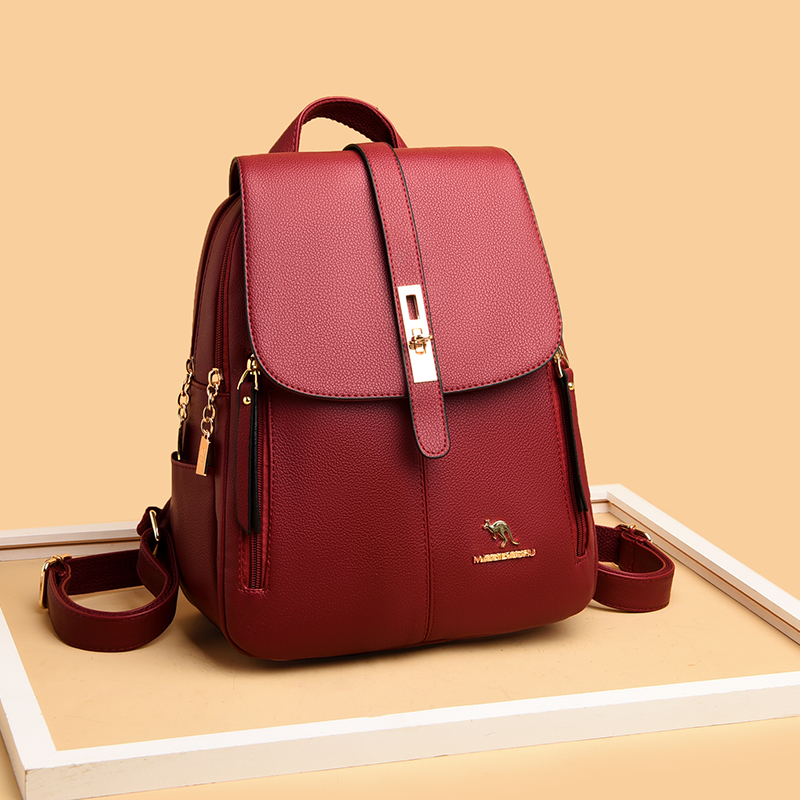 Luxury Women Leather Backpacks - огляд і ціна Luxury Bags Storage