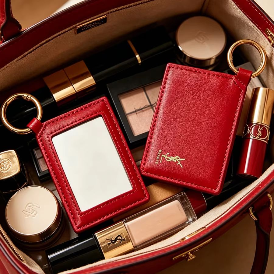YSL Red Leather Square Mini Po - огляд і ціна Luxury Designer Bags Ysl