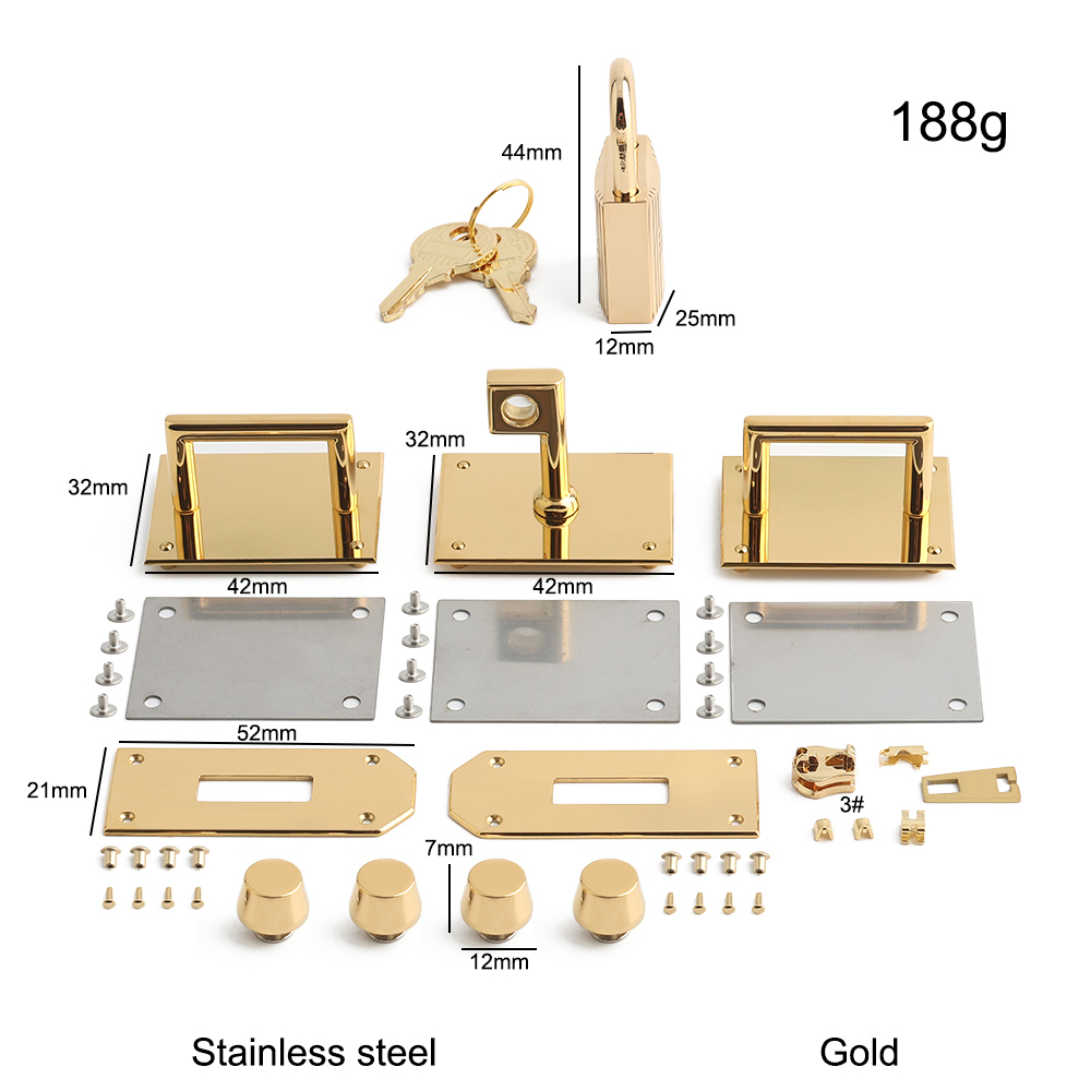 1/2/5Sets Premium Stainless St - огляд і ціна Luxury Bags Repair