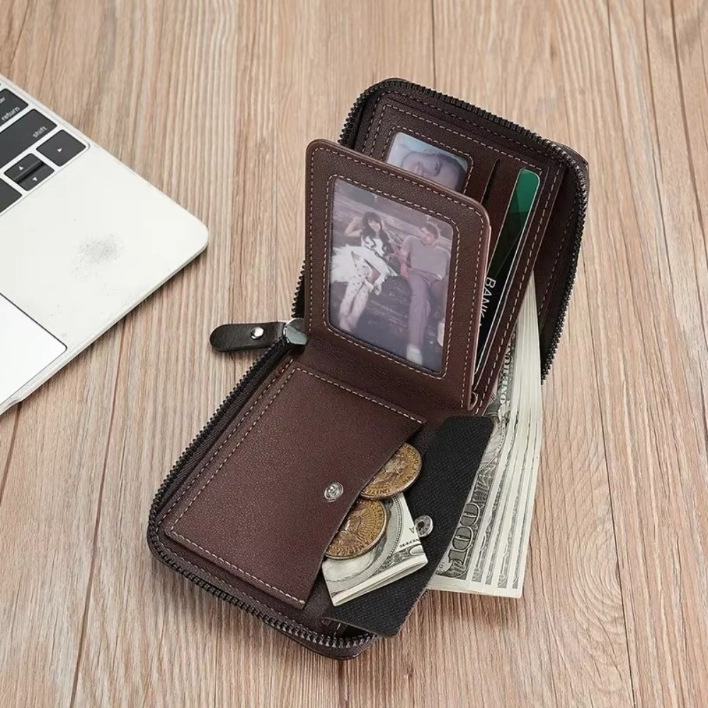 New PU Leather Men’s Wallet Zi - огляд і ціна Luxury Bags News